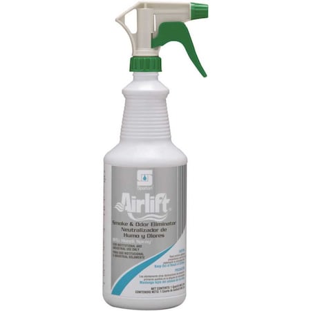 Spartan Chemical Airlift Smoke & Odor Eliminator 1 Quart Air Neutralizer 308603